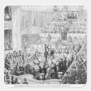 Jullien's Concert Orchestra Square Sticker