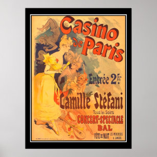 Julus Cheret Casino De Paris Print