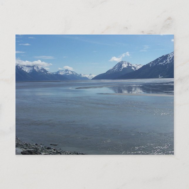 July 2008 Outside of Girdwood Alaska Cook Inlet Postcard (Front)