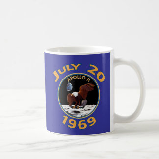 July 20, 1969 Apollo 11 Mission to the Moon Coffee Mug