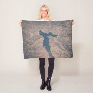 July 4, 2019 - Lake Isabella In California. Fleece Blanket