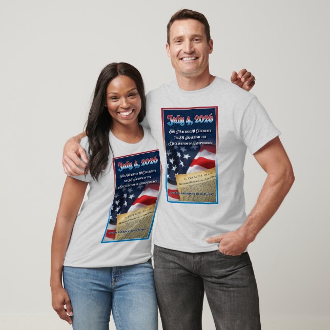 July 4, 2026 Book T-shirt (Unisex)