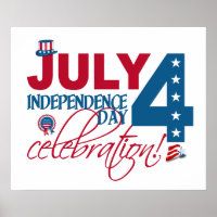 JULY 4 Celebration poster