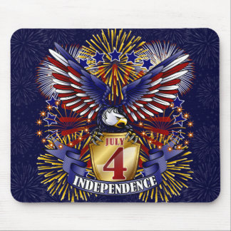 July 4 Independence Mousepad