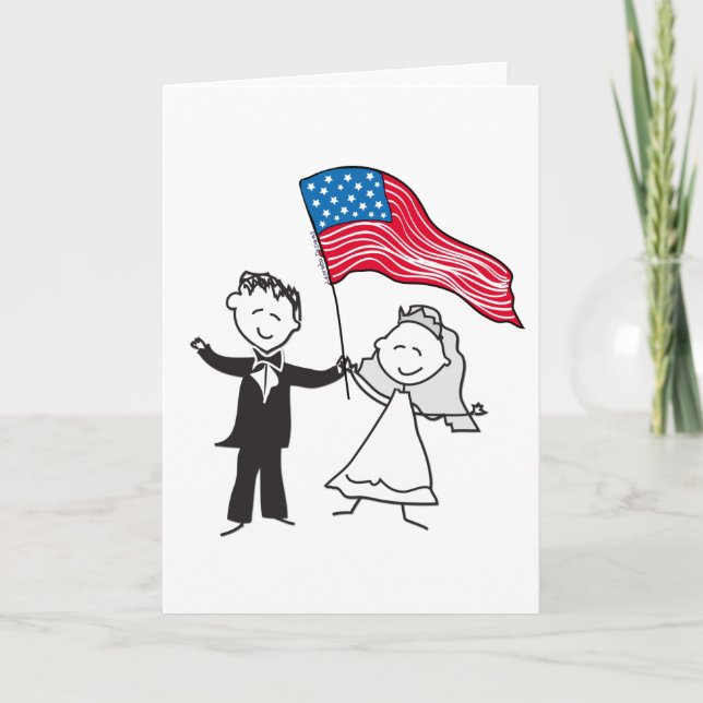 July 4 Wedding Gifts Card (Front)