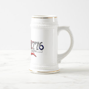 July 4th 1776 Stars & Stripes Beer Stein