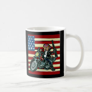 July 4th- Born to be Wild Airedale Coffee Mug