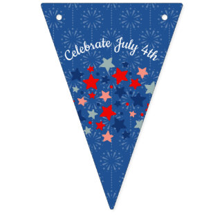 July 4th Bunting Flags