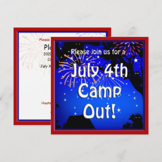 July 4th Camp Out Invite