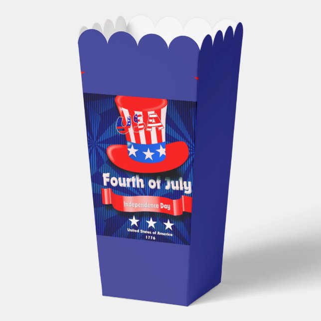 July 4th Celebrate Freedom Party  Favor Box (Front)