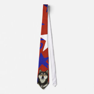 July 4th Firecracker - Shiba Inu - Yasha Tie
