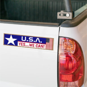 July 4th gear bumper sticker