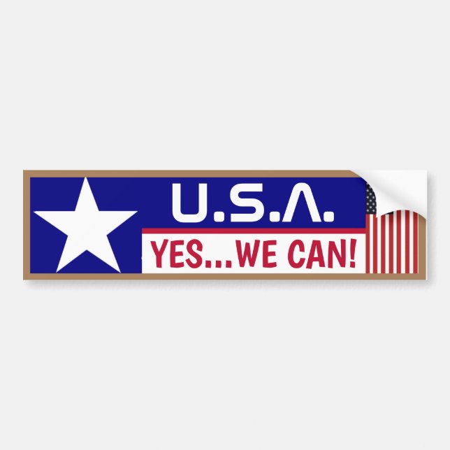 July 4th gear bumper sticker (Front)