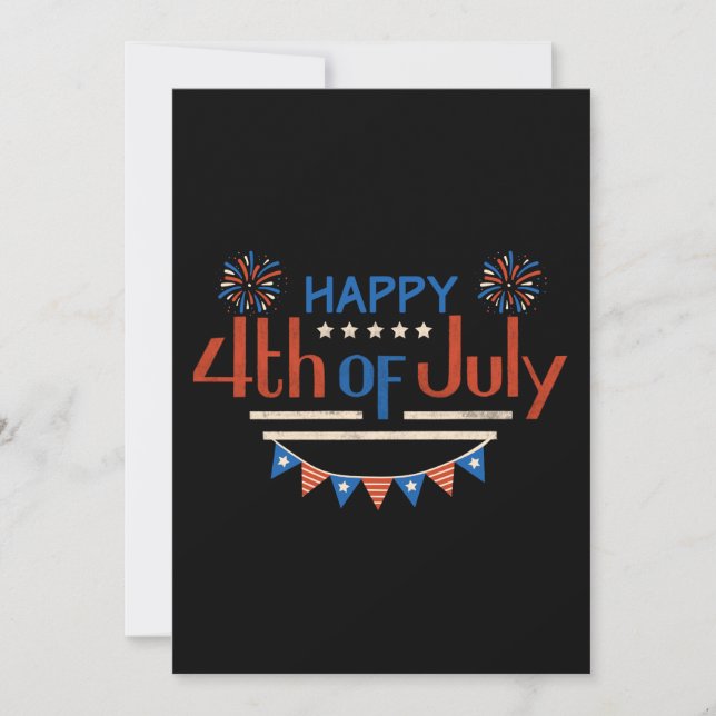 July 4th Independance Day Invitation (Front)