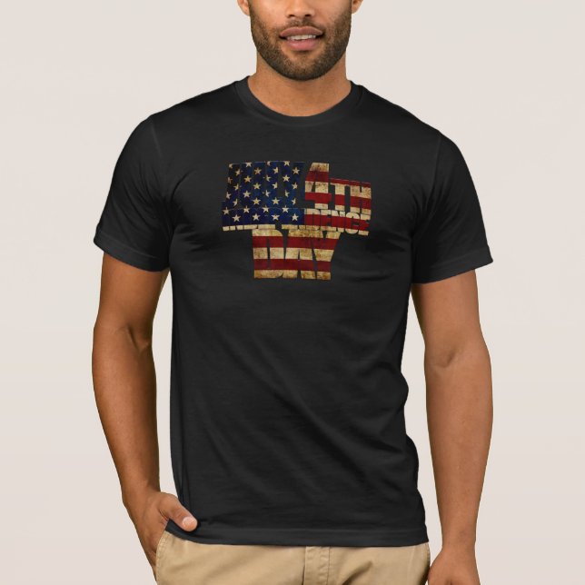 July 4th Independence Day 002 T-Shirt (Front)