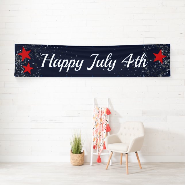 July 4th Indoor Custom Banner (Insitu)