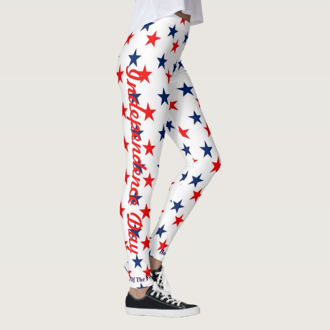JULY 4th LEGGINGS Stars Parade Jogging Spin Pants (Right)
