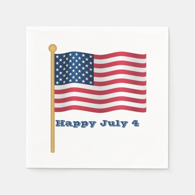 July 4th napkin (Front)