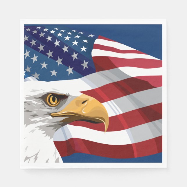 July 4th Paper Napkins (Front)