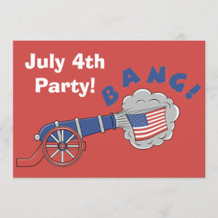 July 4th Party Invitation
