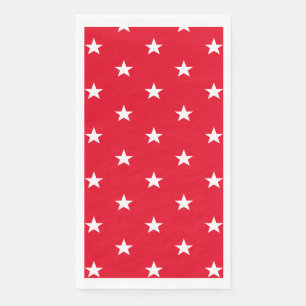 July 4th Patriotic Paper Guest Towel Napkin