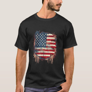 July 4th Product  Patriotism, American Flag_22 T-Shirt