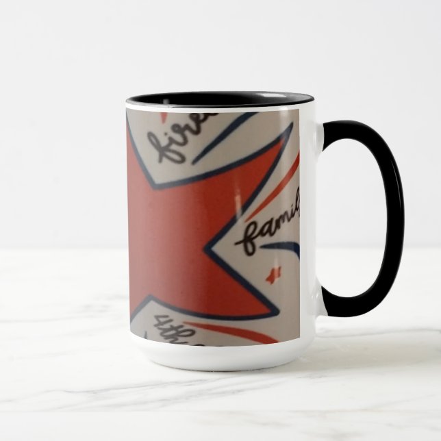 July 4th red white and blue mug (Right)
