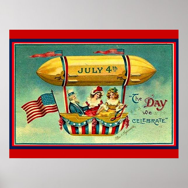 July 4th - The Day We Celebrate Poster (Front)