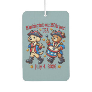 July 4th USA 250th Anniversary Semiquincentennial Air Freshener