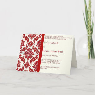 July 4th Wedding Invite