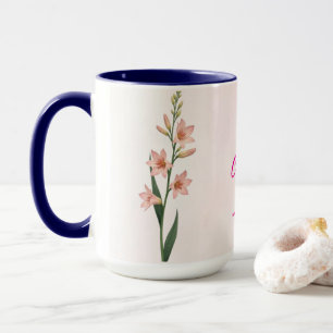 July Birth Month Flower Coffee Mug