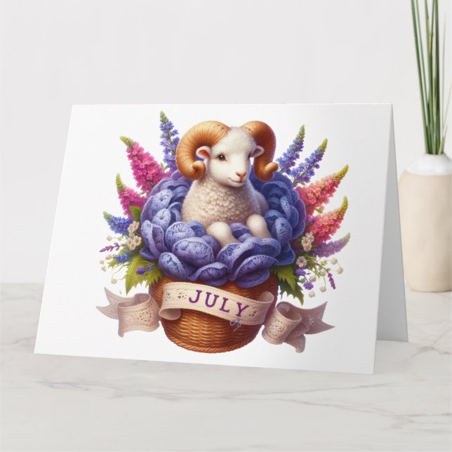 July Birthday Card (Front)