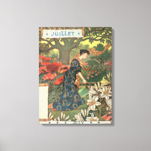 July Canvas Print