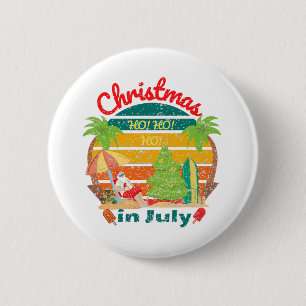 july christmas/christmas in july 2 inch round button