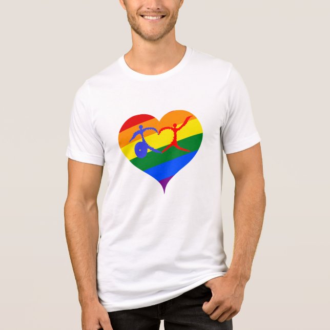 July Disability Pride Month Tri-Blend Shirt (Front)