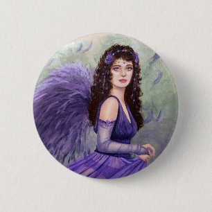 July Fairy by Fantasy artist Lori Karels 2 Inch Round Button