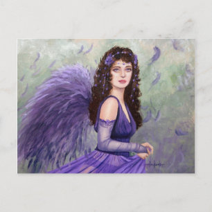 July Fairy by Fantasy artist Lori Karels Postcard