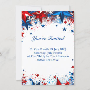 July Fourth Invitation