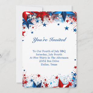 July Fourth Invitation