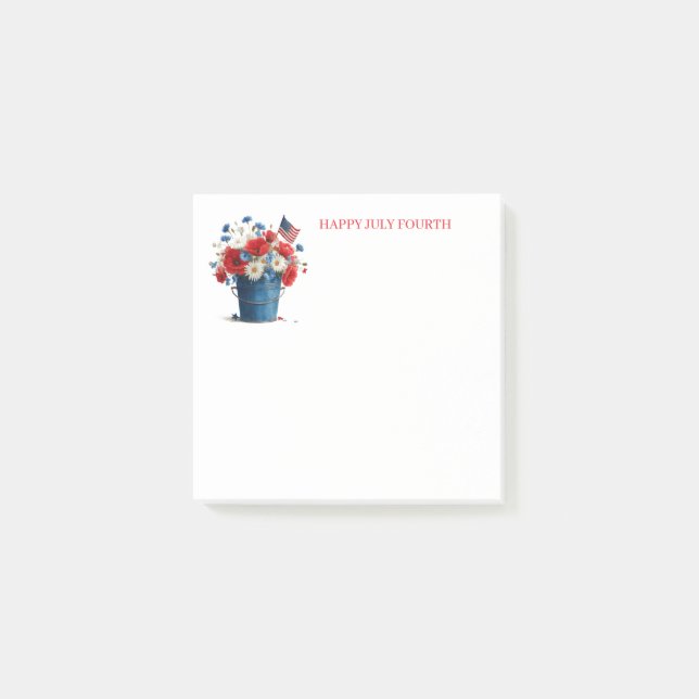 July Fourth Post it Notes (Front)