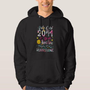 July Girl 2011 11 Birthday 11 Year Awesome Since 2 Hoodie