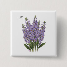 July Larkspur Bloom - Personalized Birthday Gift