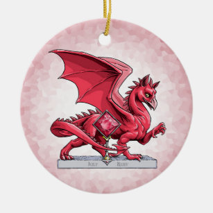 July’s Birthstone Dragon: Ruby Ornament