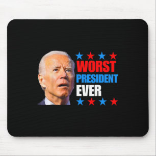 July Trump 2024 Election Worst President Ever Joe  Mouse Pad