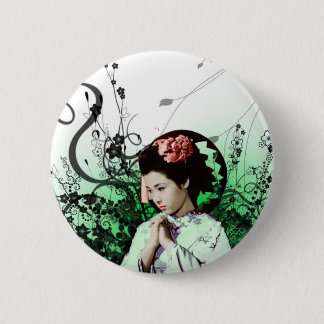 Julzips - Geisha 2 Inch Round Button