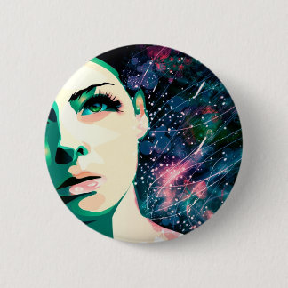 Julzips - Retrato copy 2 Inch Round Button