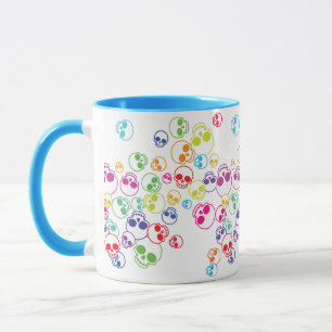 Jumble Of Colourful Skulls Mug