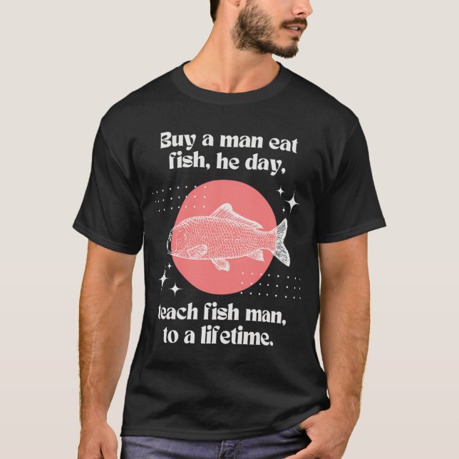 Jumbled Fish Light T-Shirt (Front)