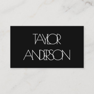 Jumbled Text Business Card