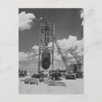 Jumbo Atomic Bomb Positioned for Trinity Test